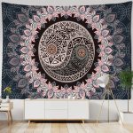 Tapisserie Art Mandala En Polyester Pour Chambre