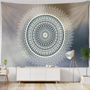 Tapisserie Mandala En Polyester Pour Chambre